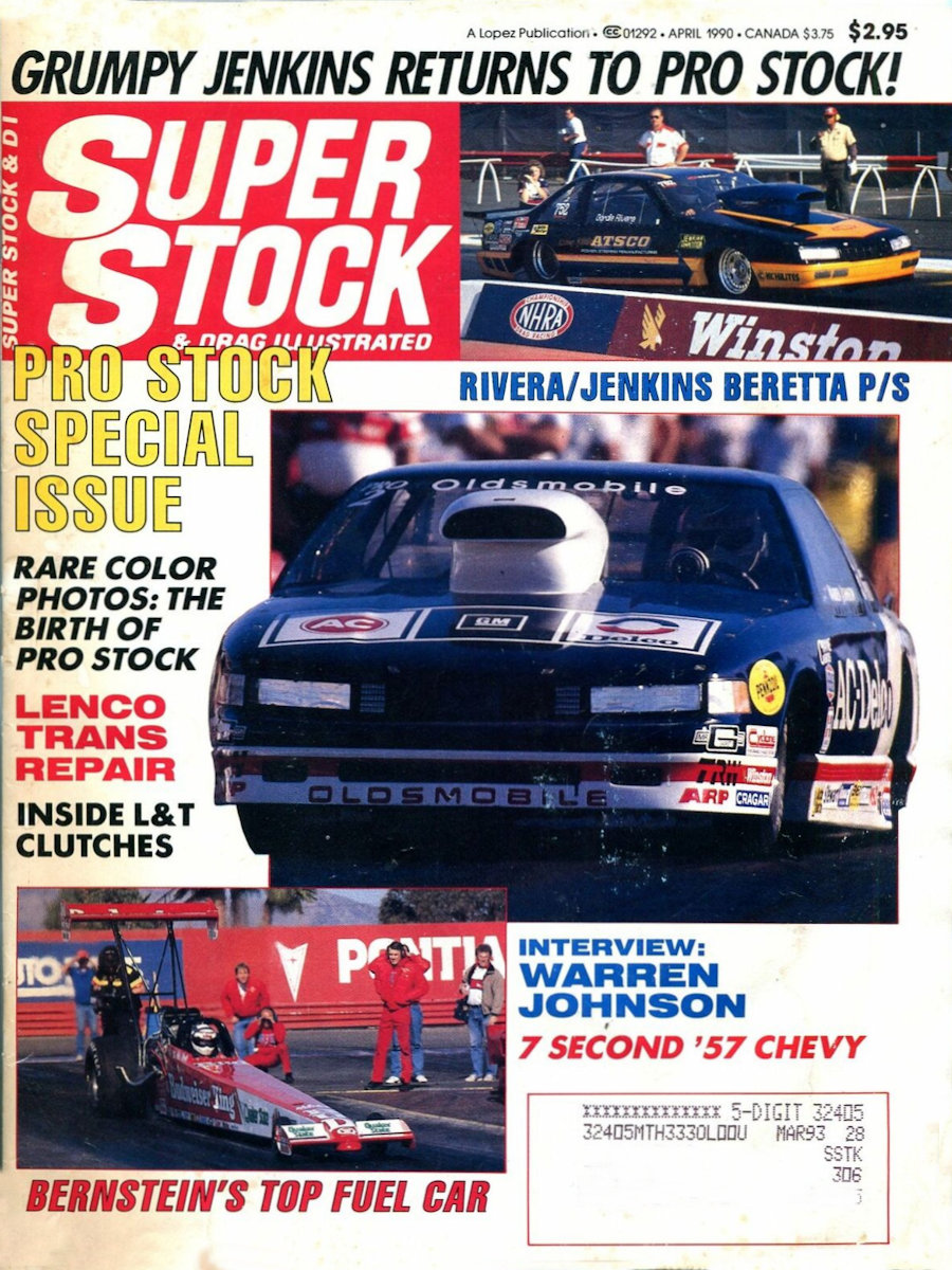 Super Stock Drag Illustrated Apr April 1990 