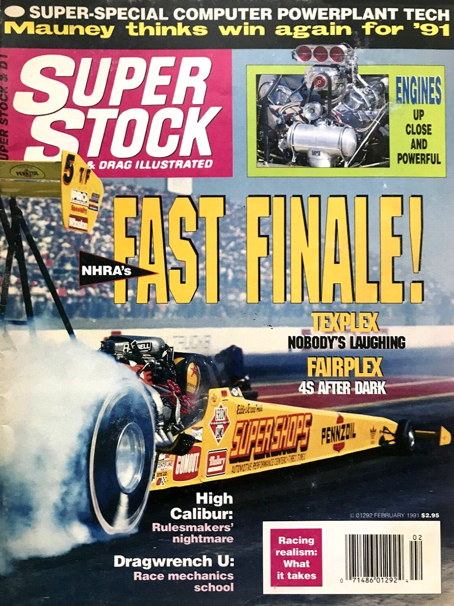 Super Stock Drag Illustrated Feb February 1991 