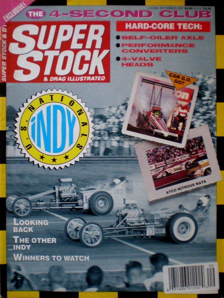 Super Stock Drag Illustrated Sept September 1991 