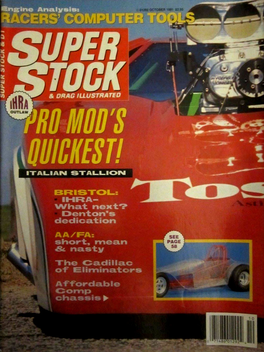 Super Stock Drag Illustrated Oct October 1991 