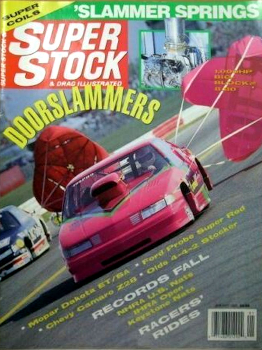Super Stock Drag Illustrated Jan January 1992 