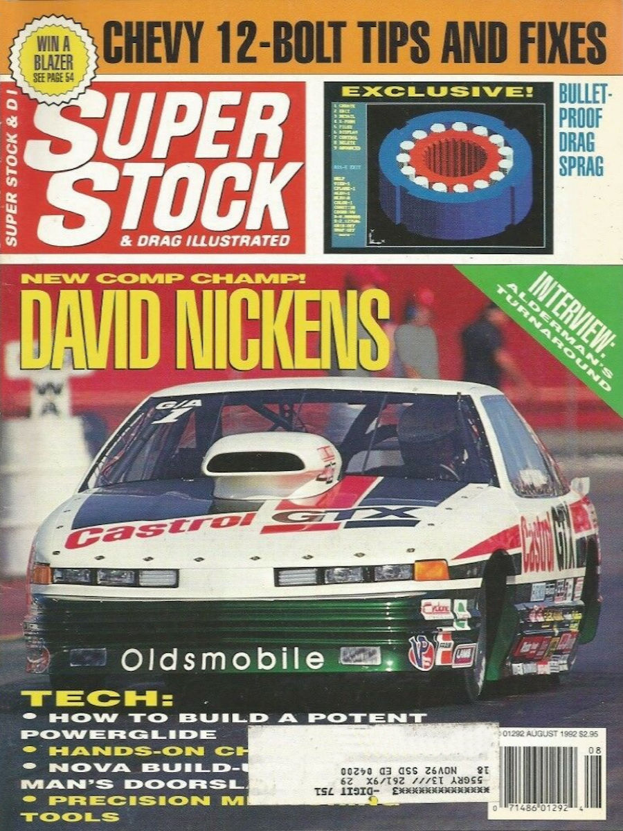 Super Stock Drag Illustrated Aug August 1992 