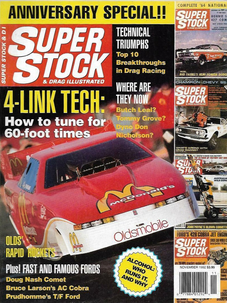 Super Stock Drag Illustrated Nov November 1992 