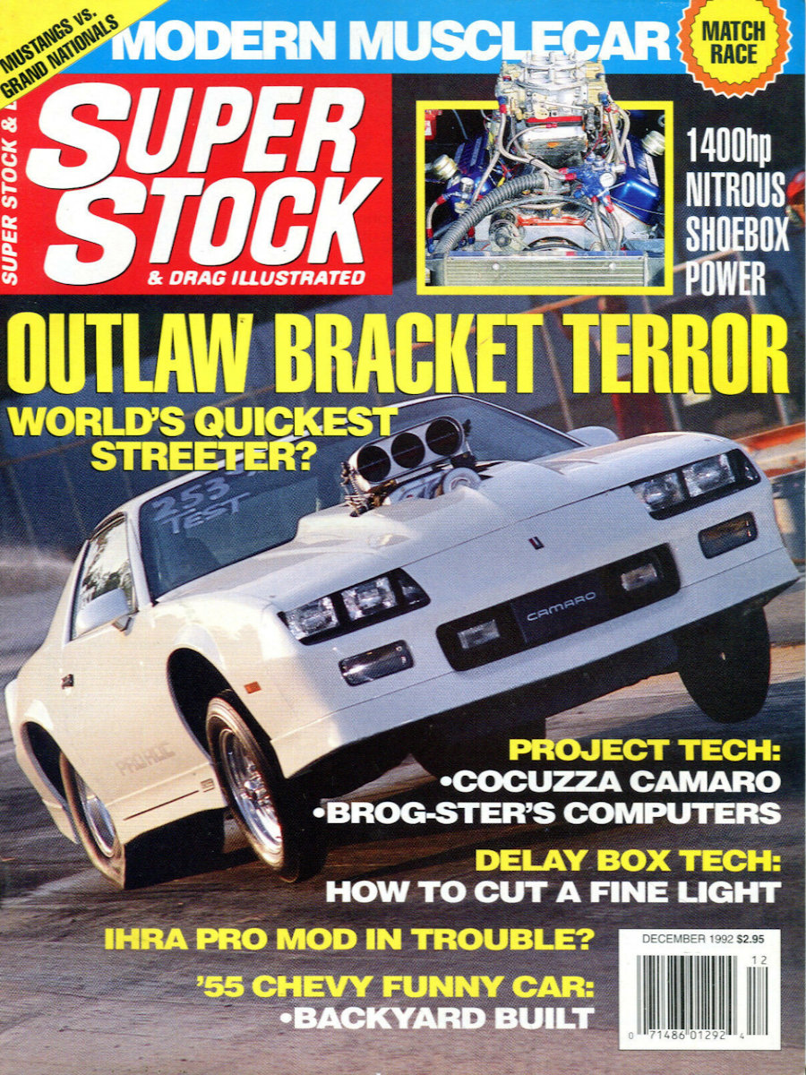Super Stock Drag Illustrated Dec December 1992 