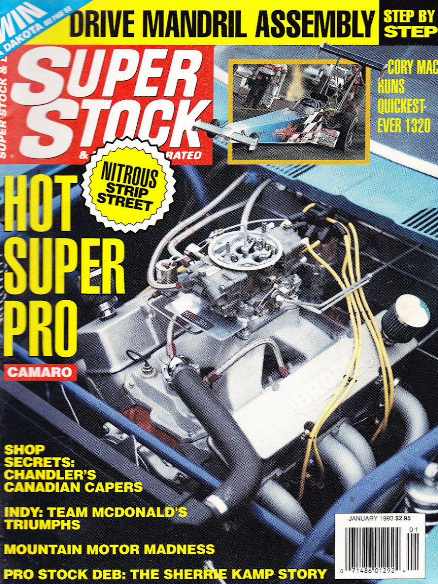 Super Stock Drag Illustrated Jan January 1993 