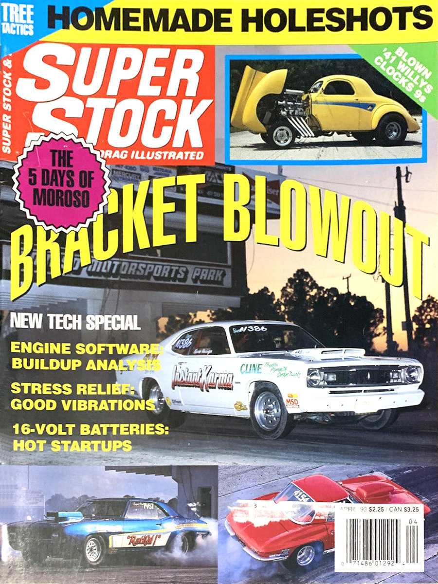 Super Stock Drag Illustrated Apr April 1993 