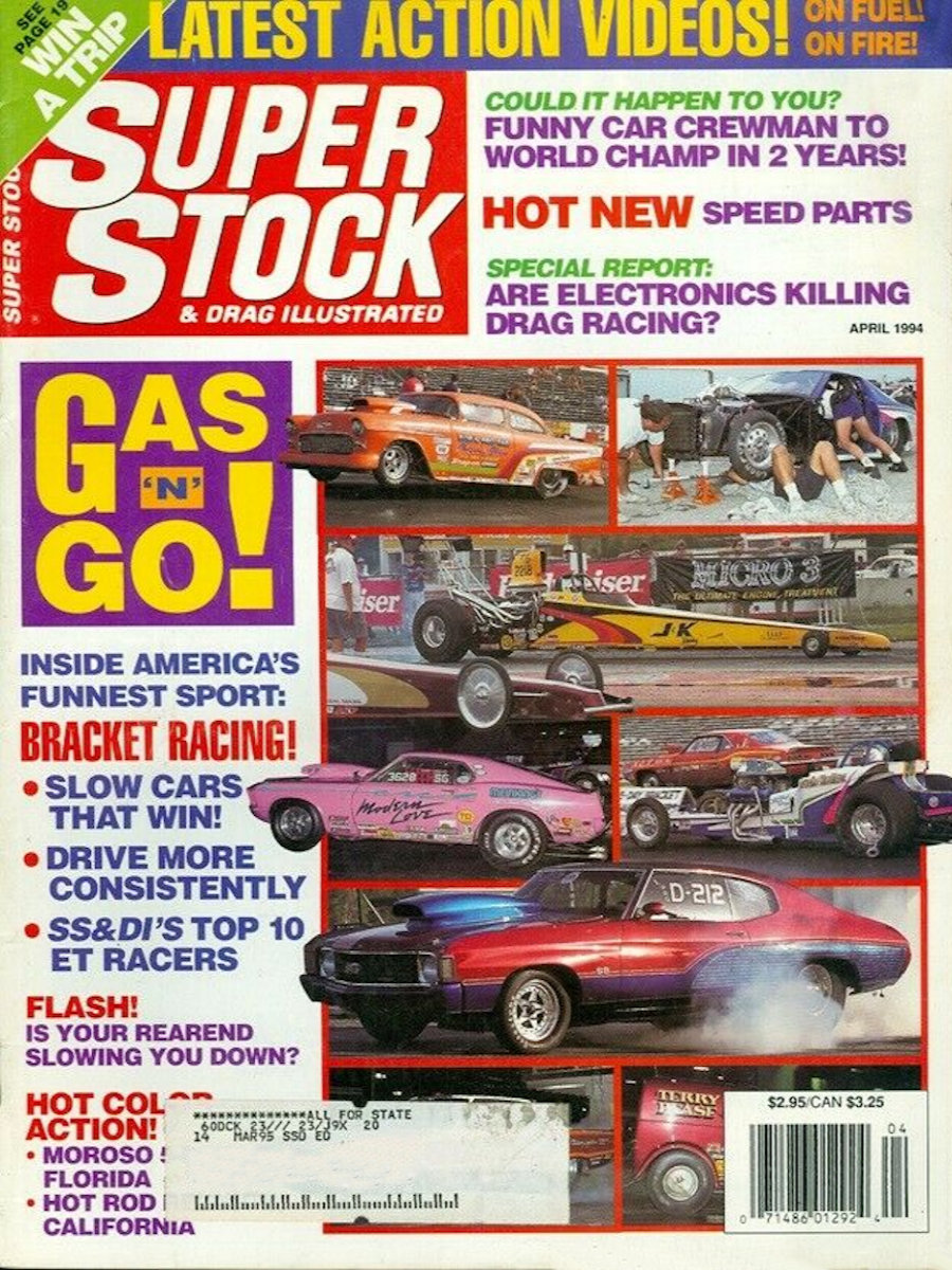 Super Stock Drag Illustrated Apr April 1994 