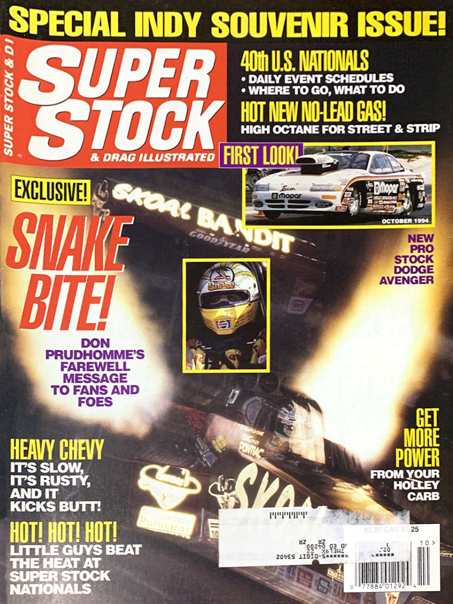 Super Stock Drag Illustrated Oct October 1994 