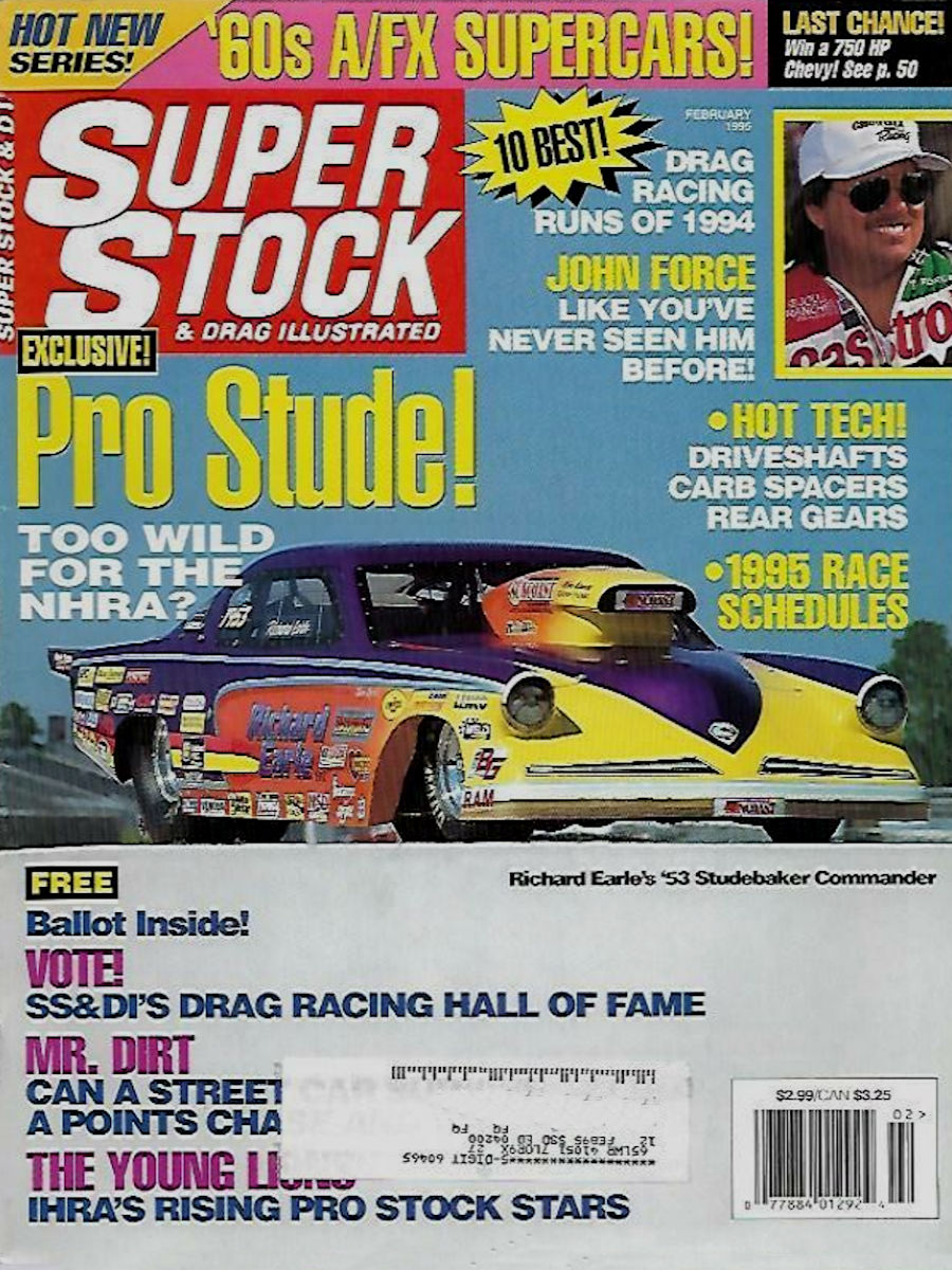 Super Stock Drag Illustrated Feb February 1995 