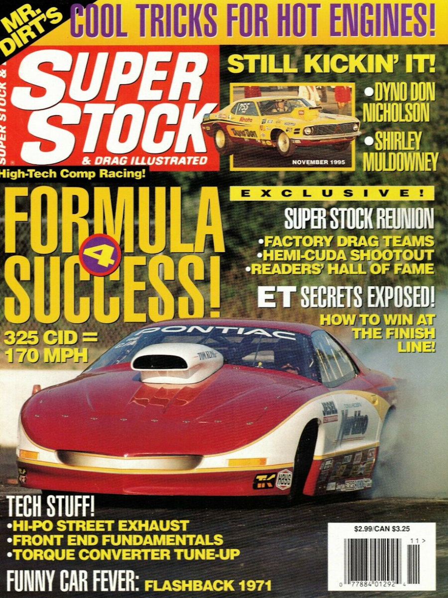 Super Stock Drag Illustrated Nov November 1995 