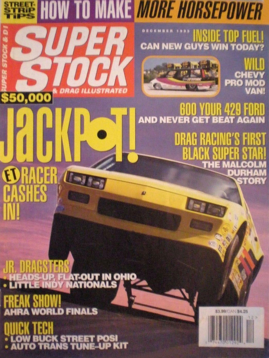 Super Stock Drag Illustrated Dec December 1995 