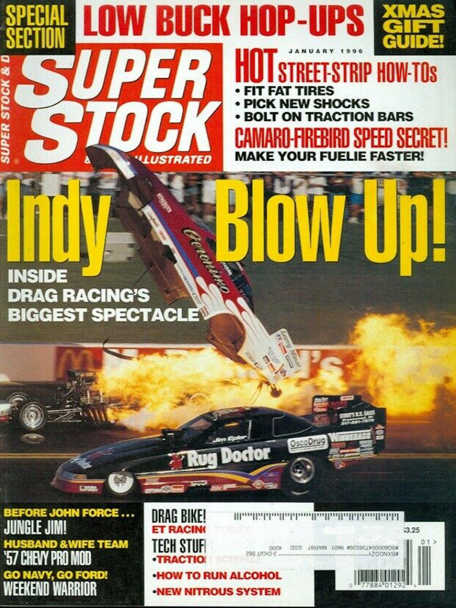 Super Stock Drag Illustrated Jan January 1996 