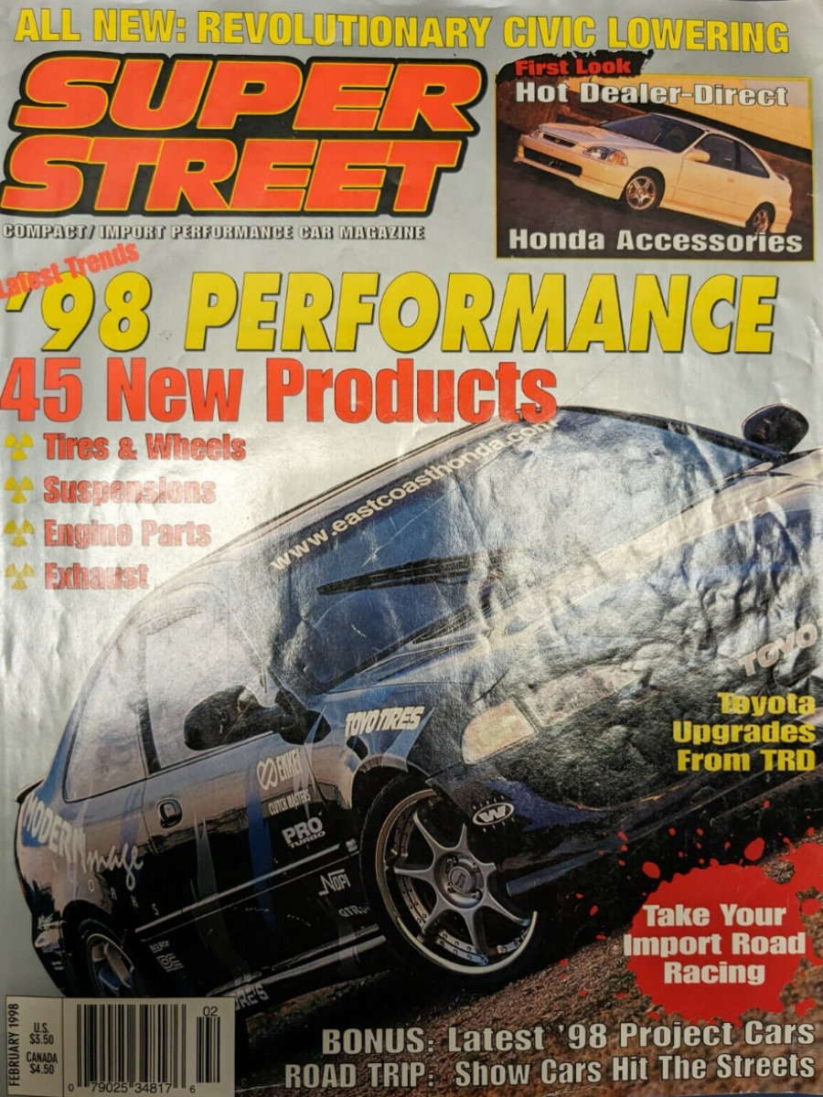 Super Street Feb February 1998