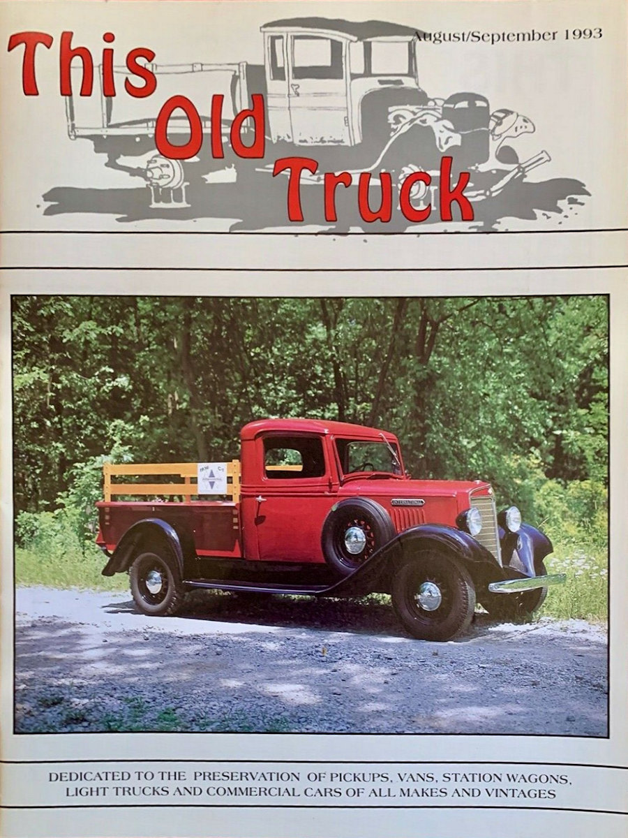 This Old Truck Aug August September Sept 1993