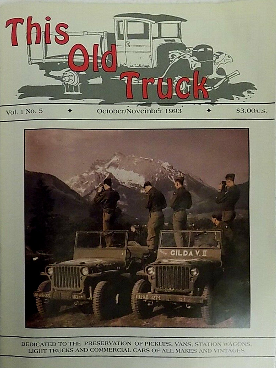 This Old Truck Oct October November Nov 1993