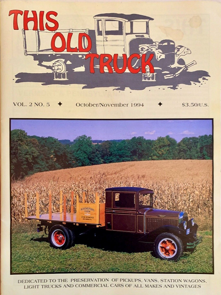 This Old Truck Oct October November Nov 1994