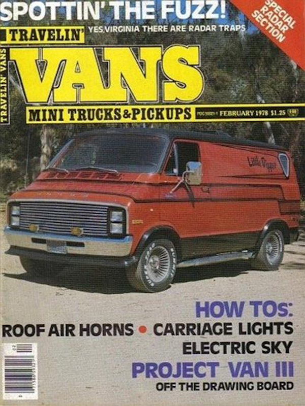Travelin Vans Feb February 1978
