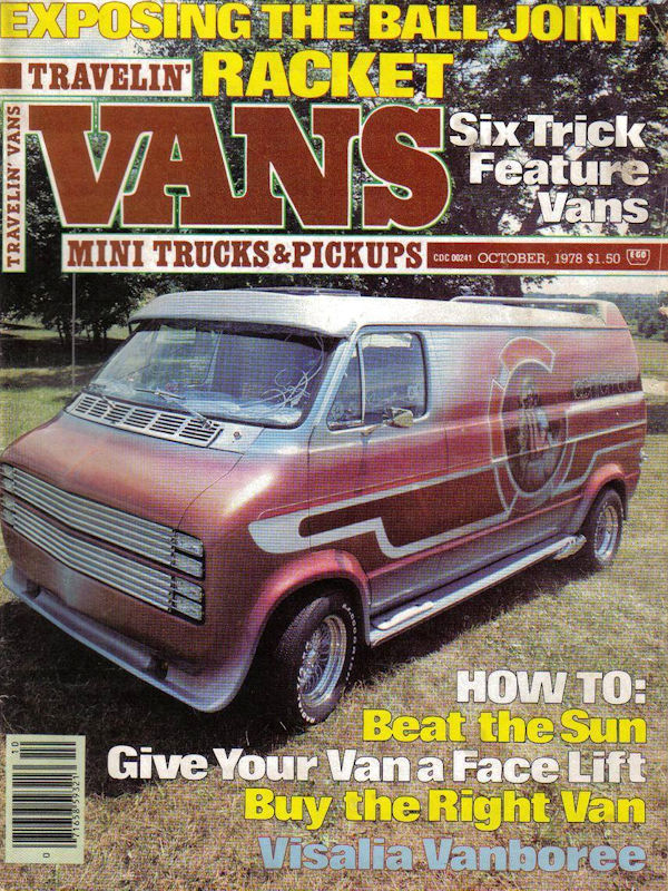 Travelin Vans Oct October 1978
