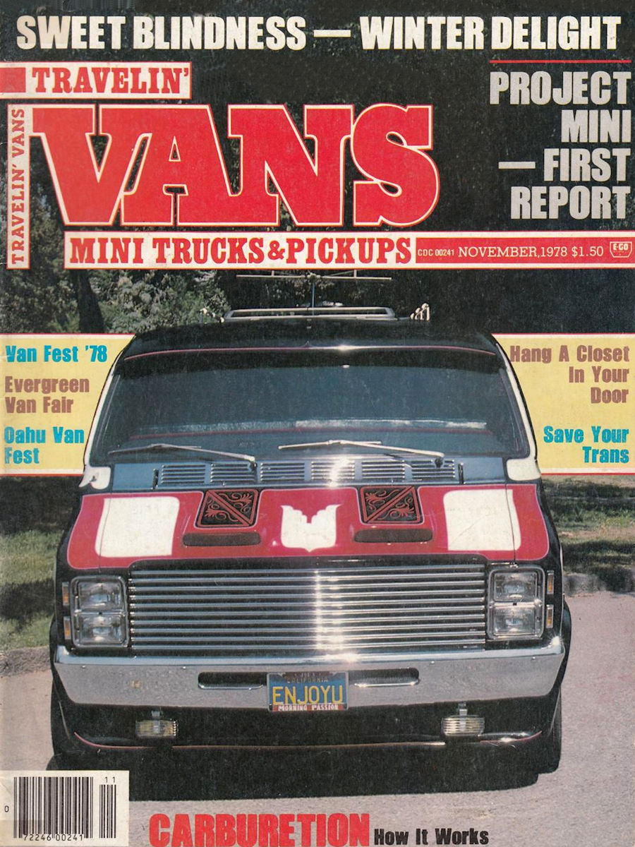 Travelin Vans Nov November 1978