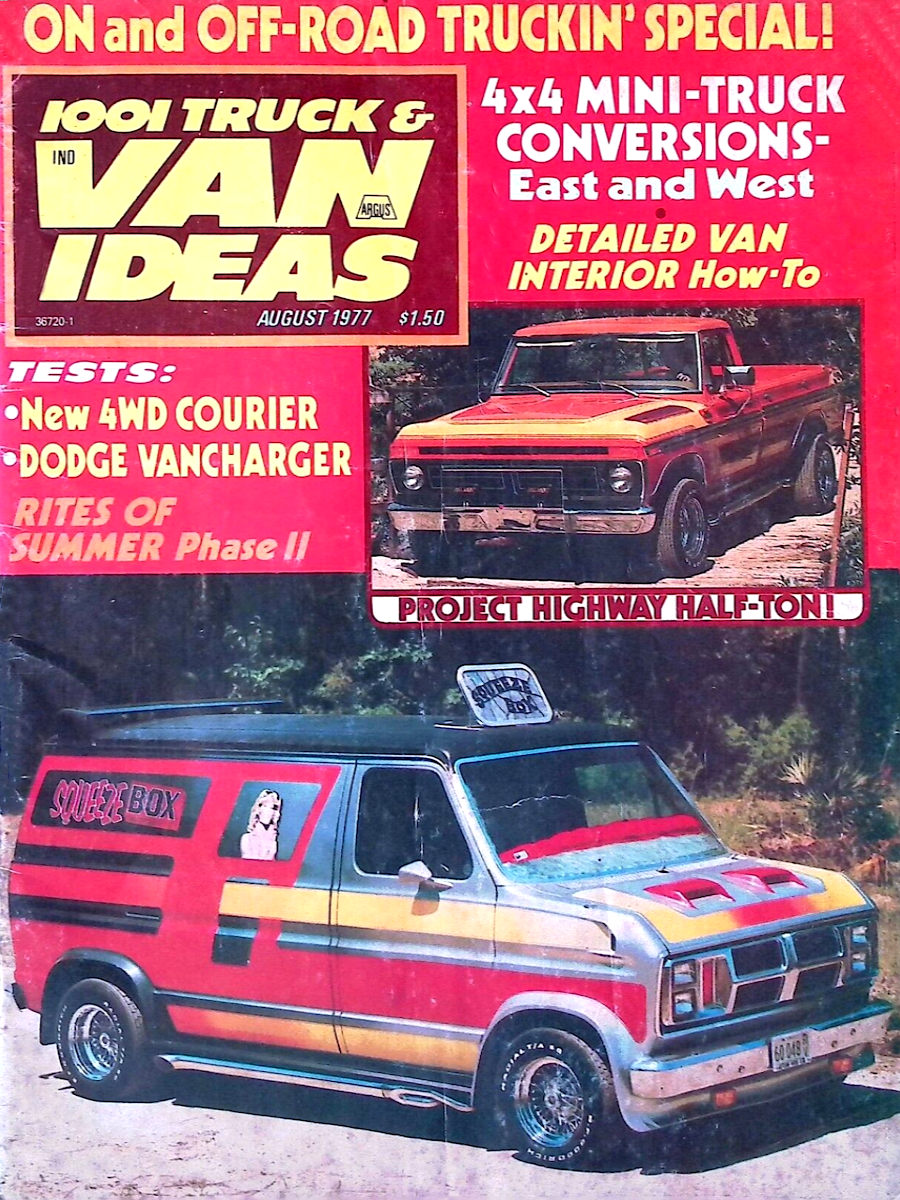 September 1977 1001 Truck & Van Ideas Custom Vans Magazine