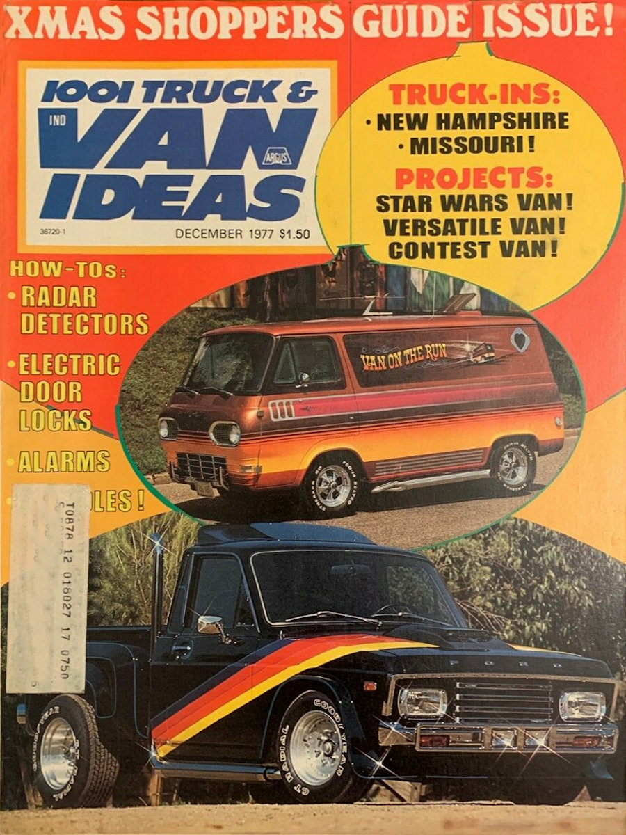 Deceember 1977 1001 Truck & Van Ideas Custom Vans Magazine