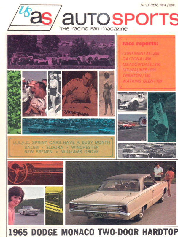 Auto Sports Oct October 1964 