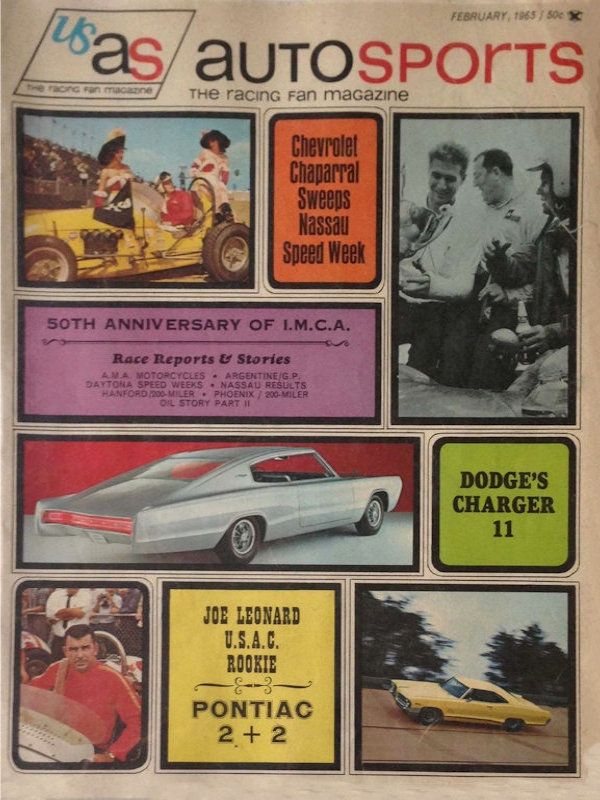 Auto Sports Feb February 1965 