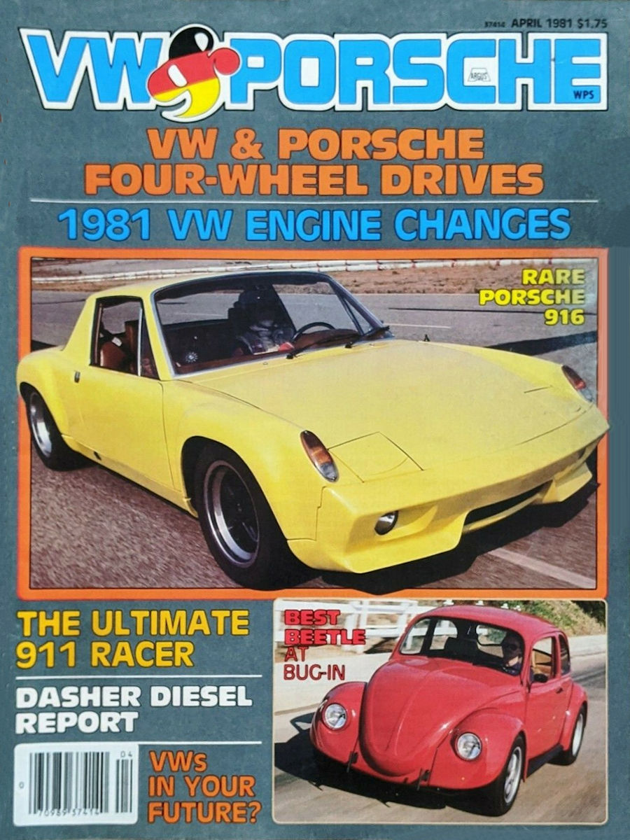 VW Porsche Apr April 1981 