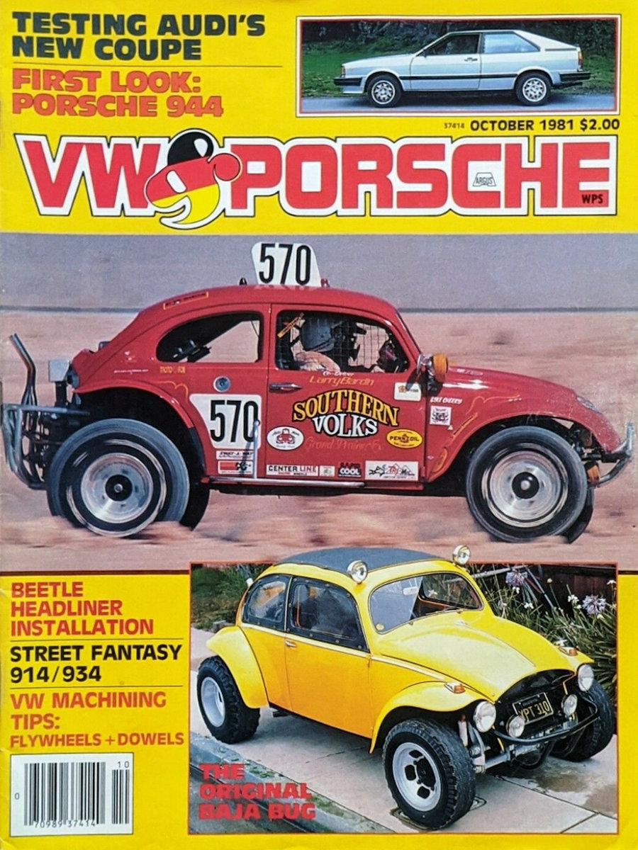 VW Porsche Oct October 1981 