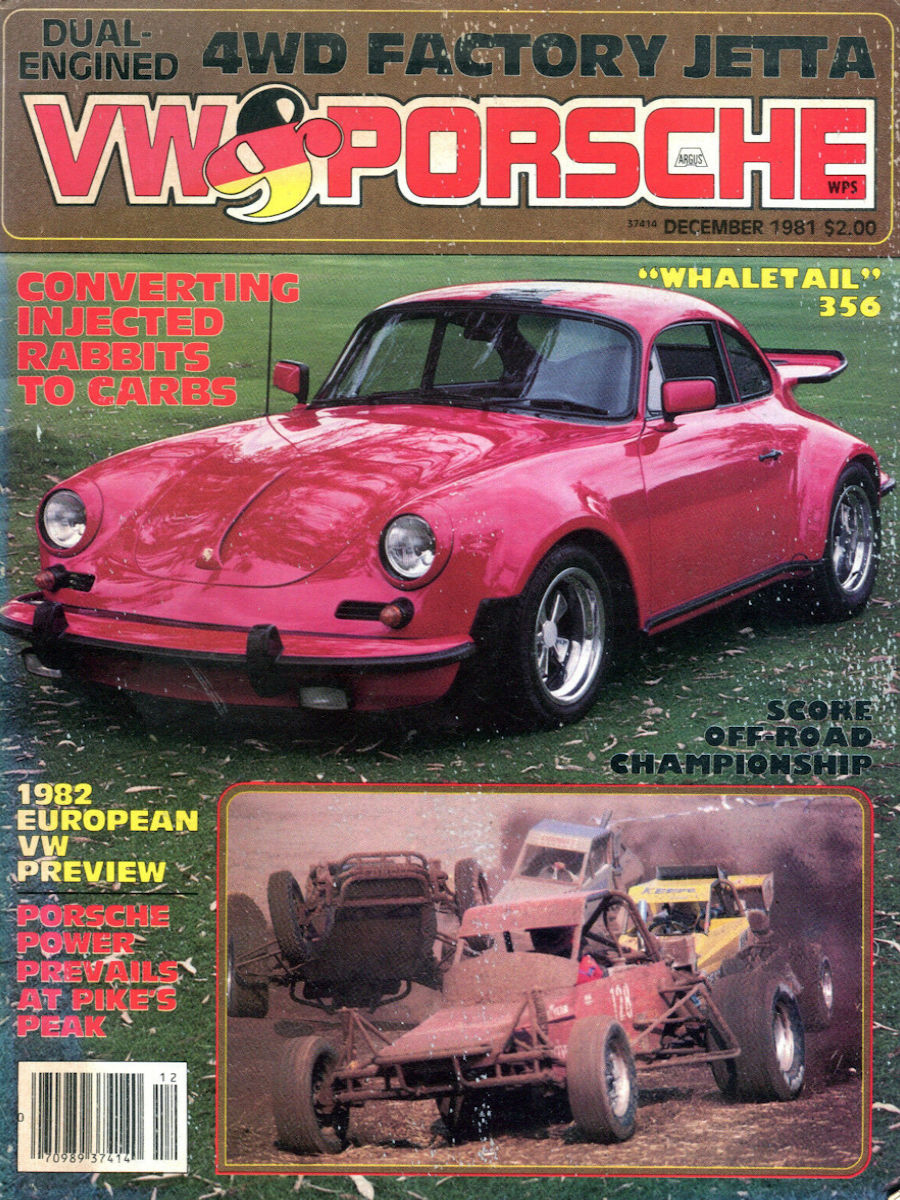 VW Porsche Dec December 1981 