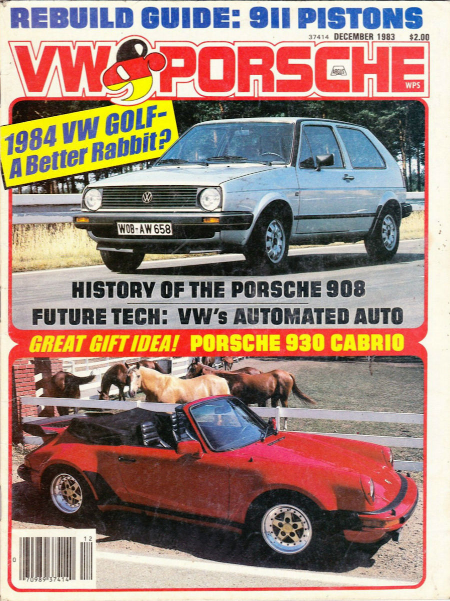 VW Porsche Dec December 1983 
