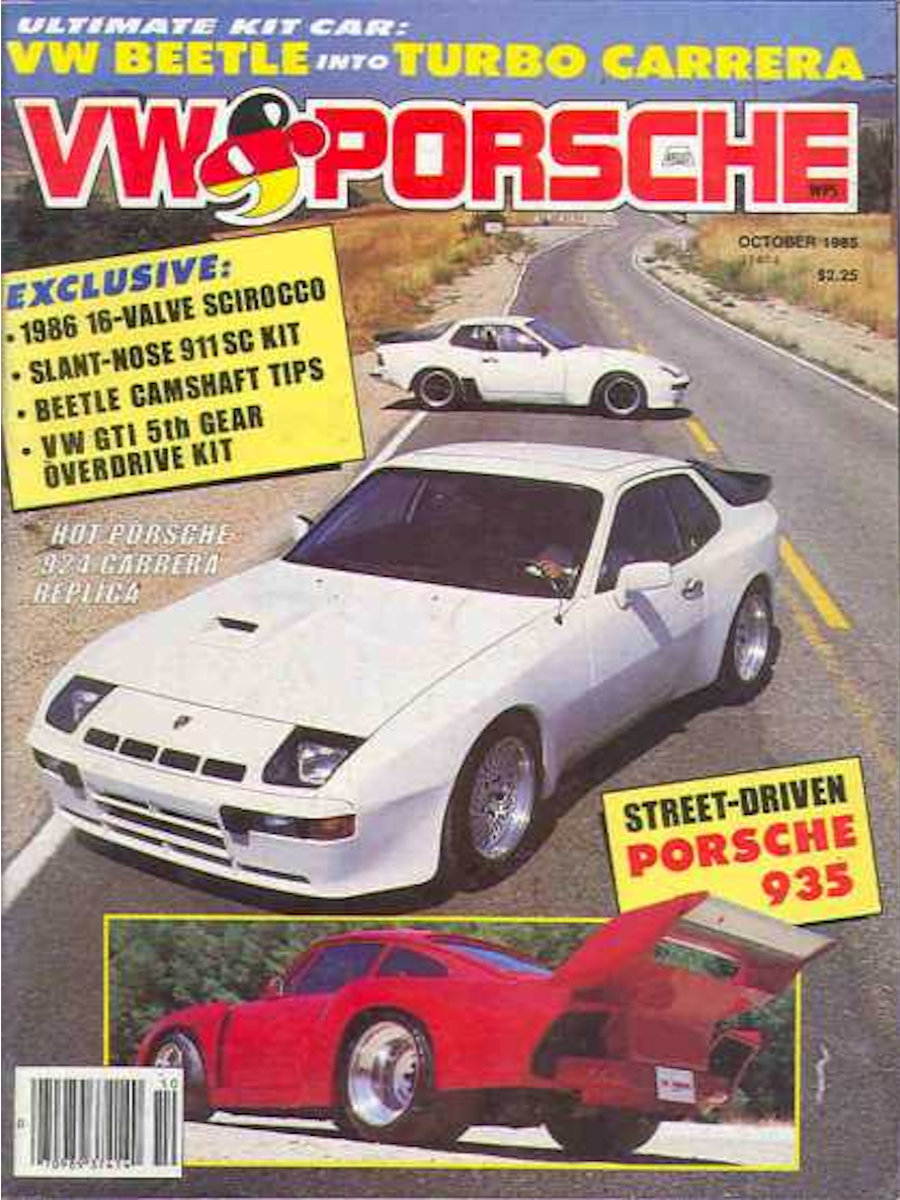 VW Porsche Oct October 1985 