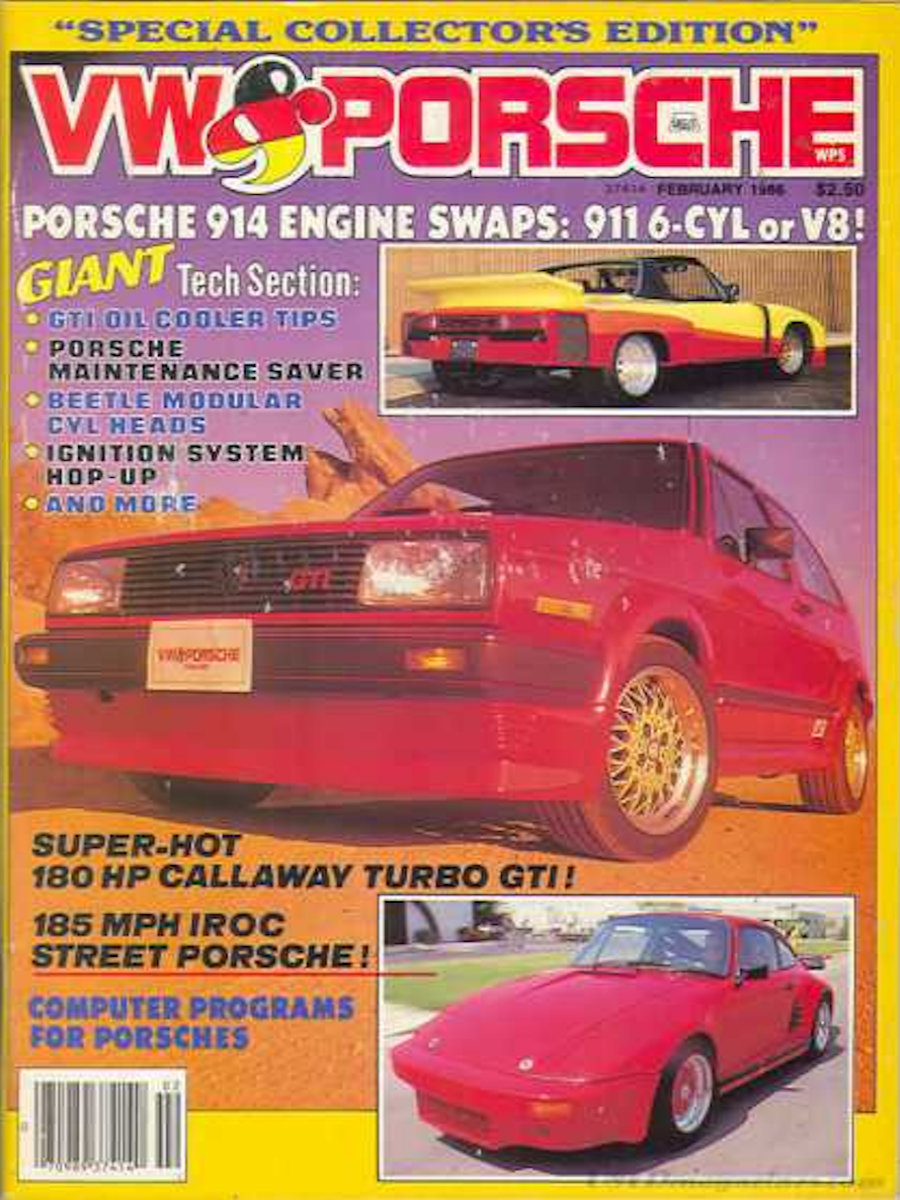 VW Porsche Feb February 1986 