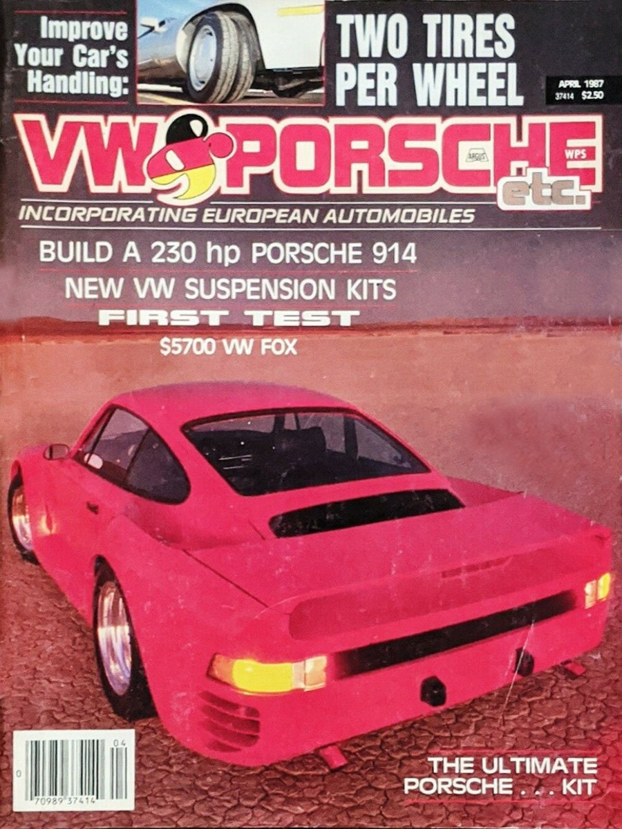 VW Porsche Apr April 1987 
