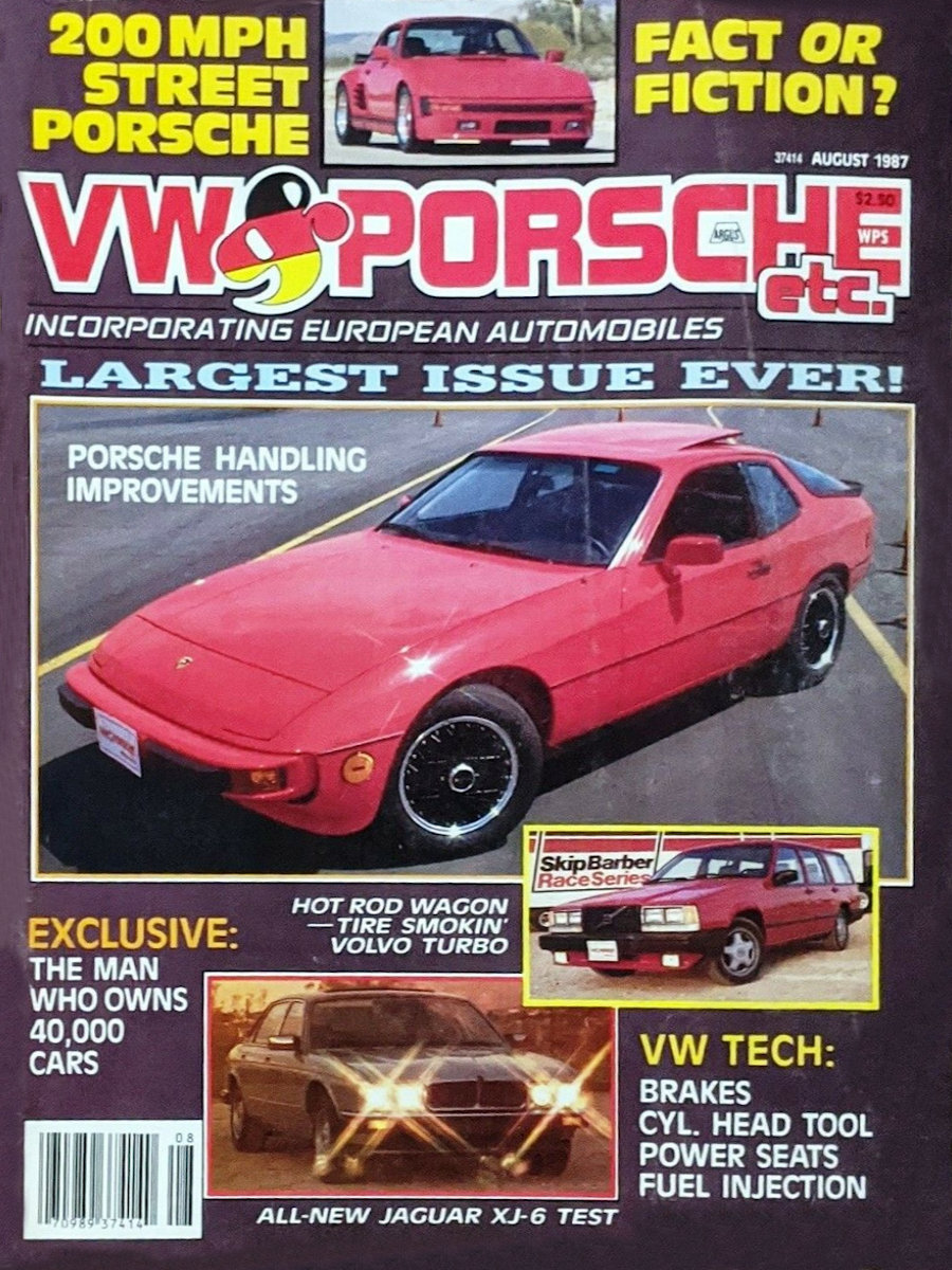 VW Porsche Aug August 1987 