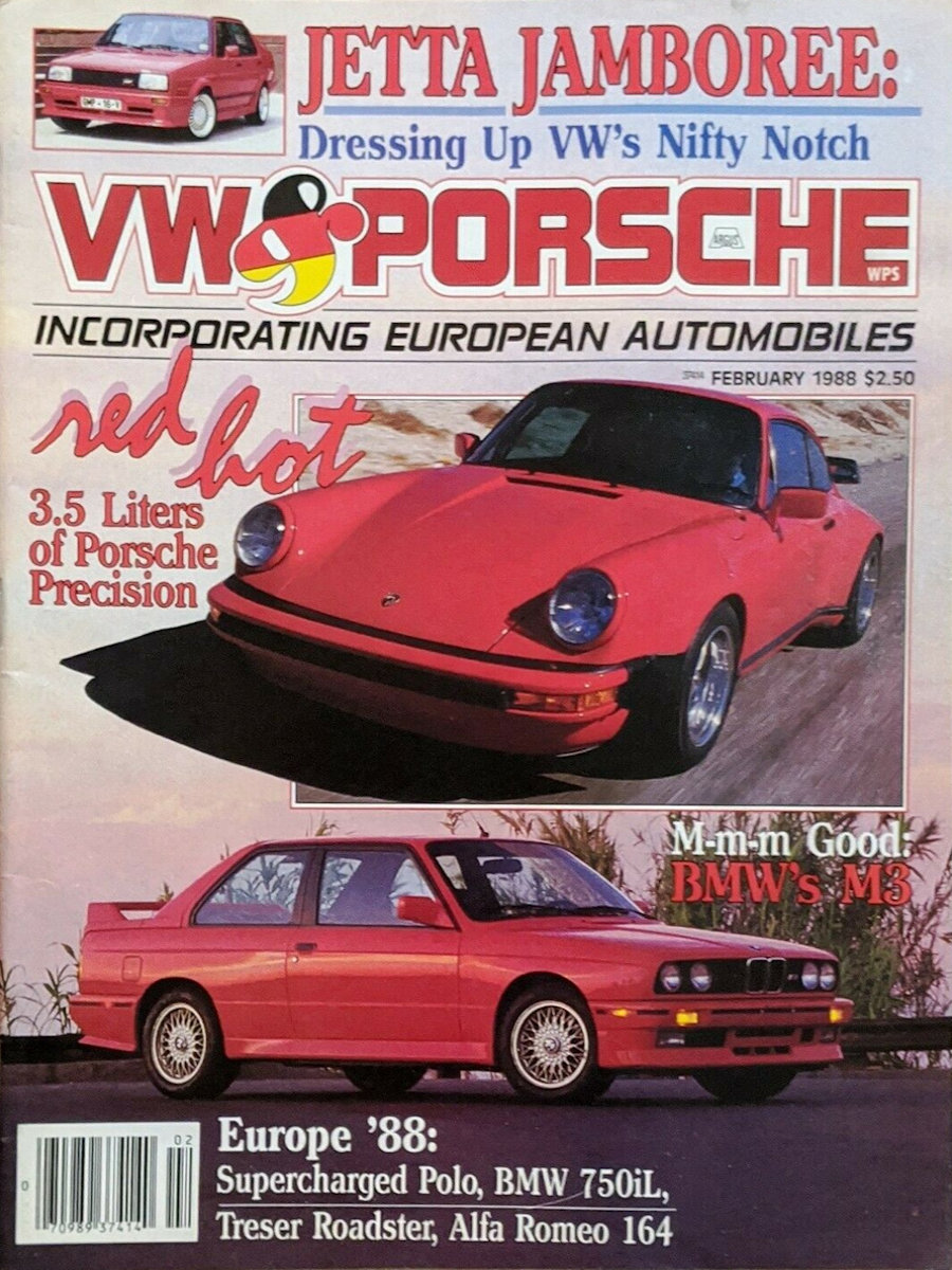 VW Porsche Feb February 1988 