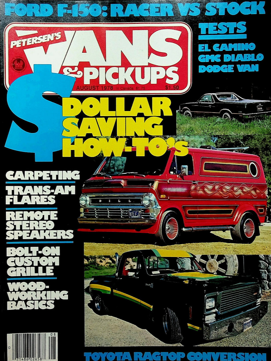 Vans Pickups Aug August 1978