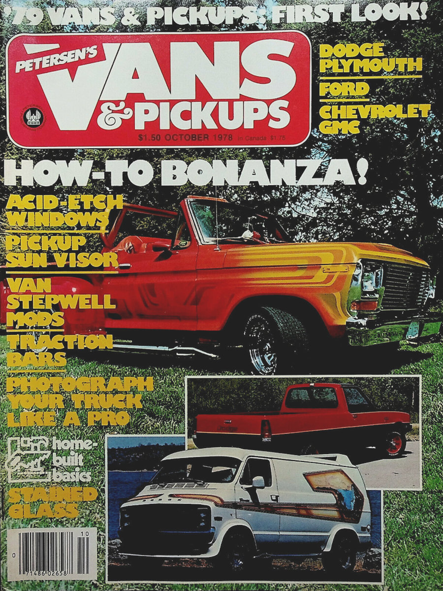 Vans Pickups Oct October 1978