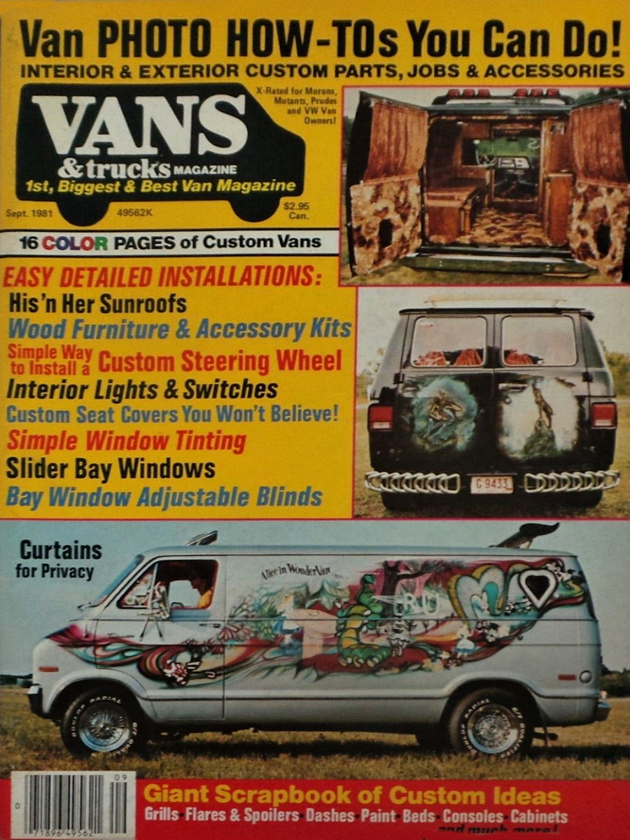 Vans Trucks Sept September 1981