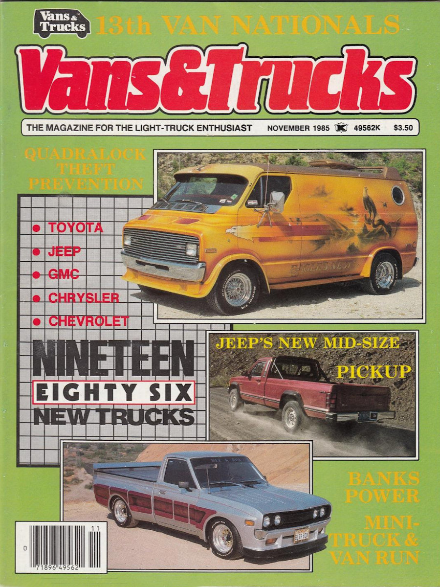 Vans Trucks Oct October Nov November 1985