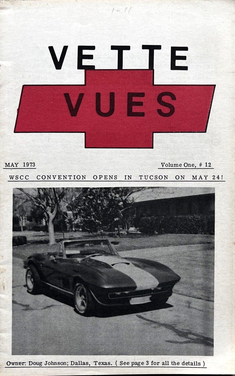 Vette Vues May 1973