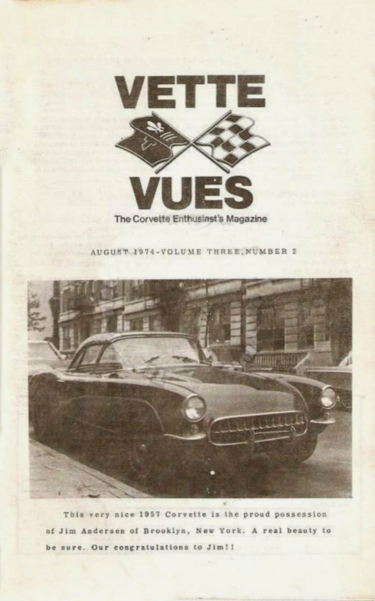 Vette Vues Aug August 1974