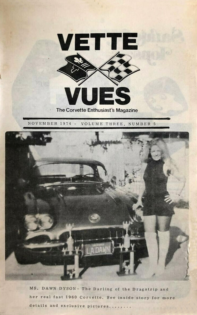 Vette Vues Nov November 1974