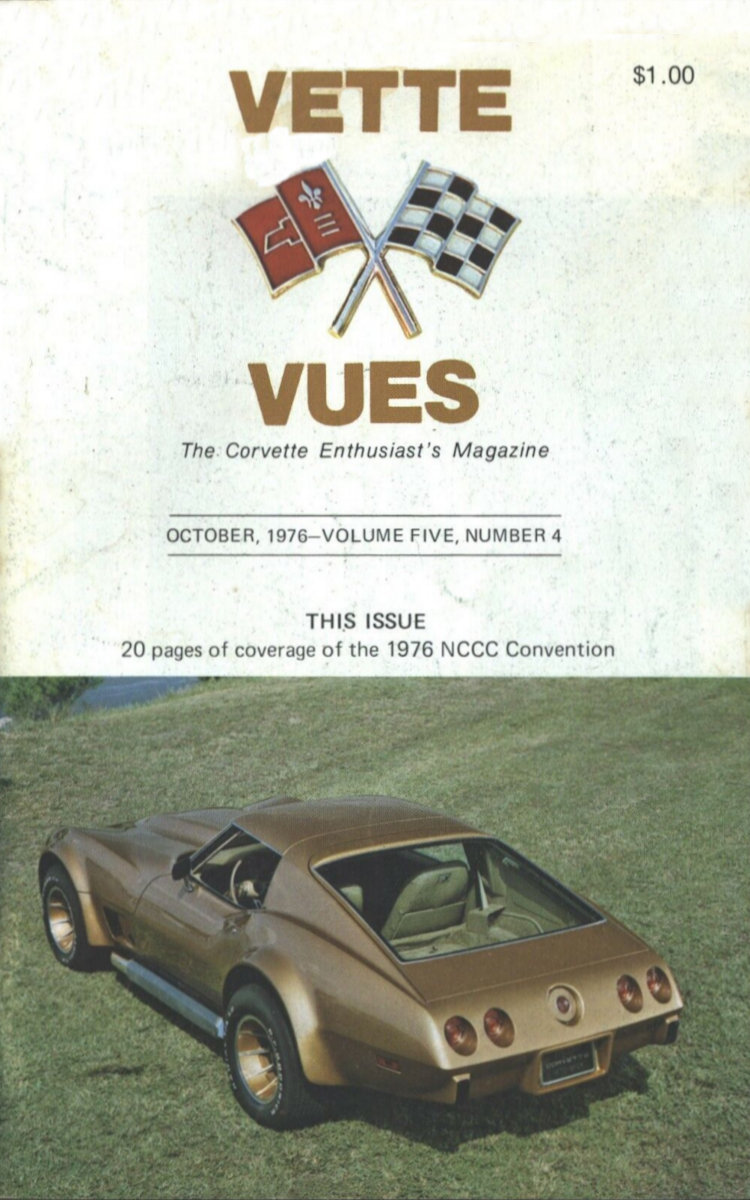 Vette Vues Oct October 1976