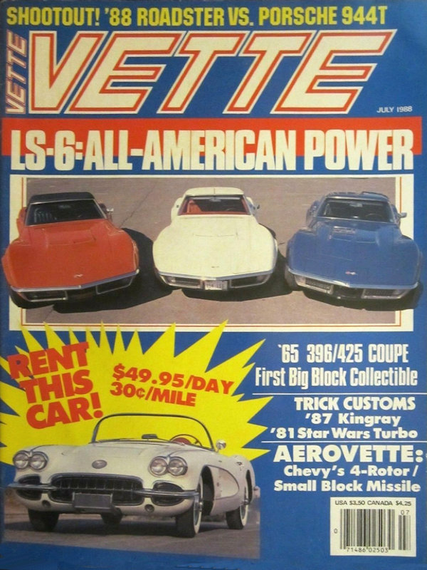 Vette July 1988