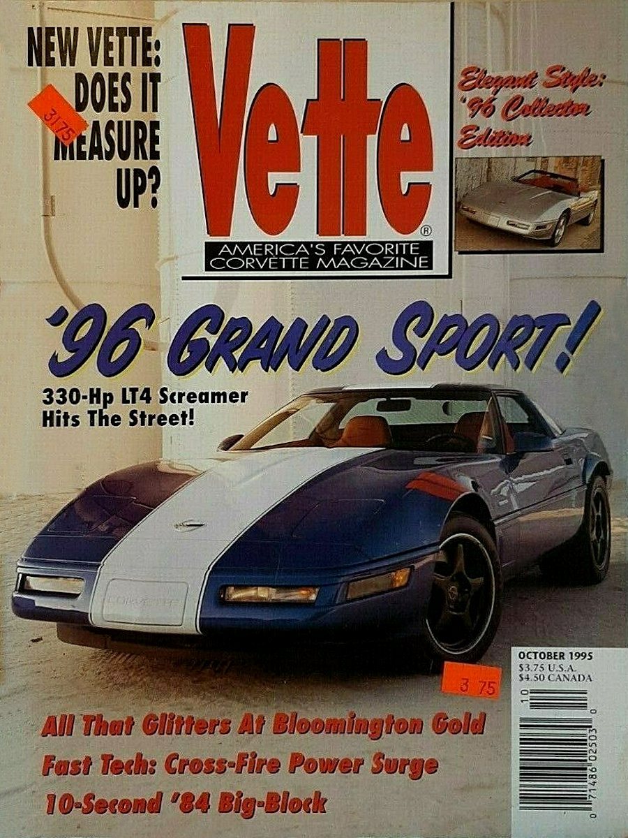 Vette Oct October 1995