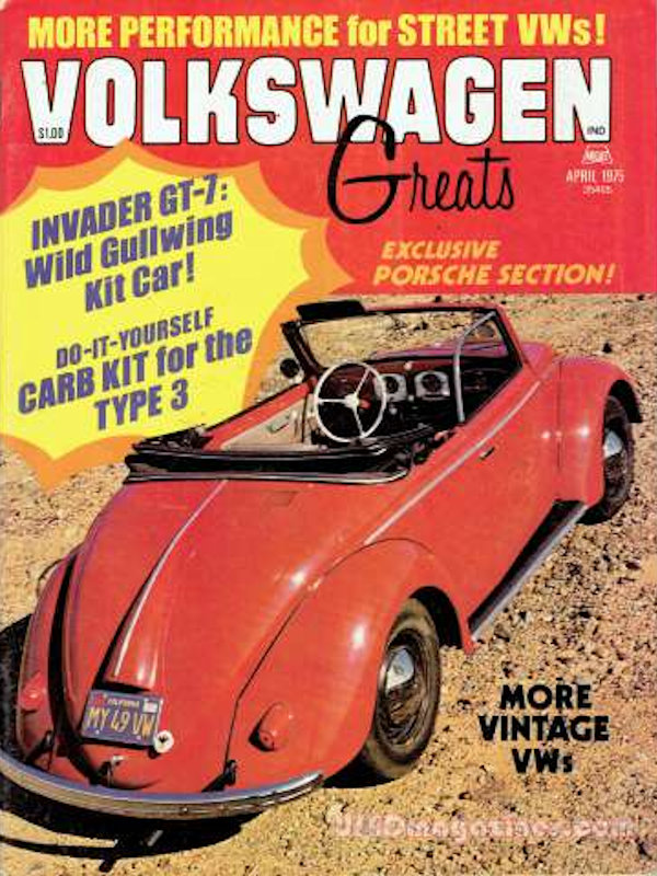 Volkswagen Greats Apr April 1975 
