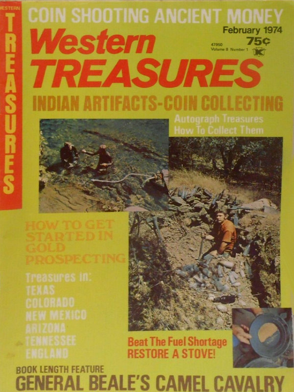 Western Treasures Feb February 1974 