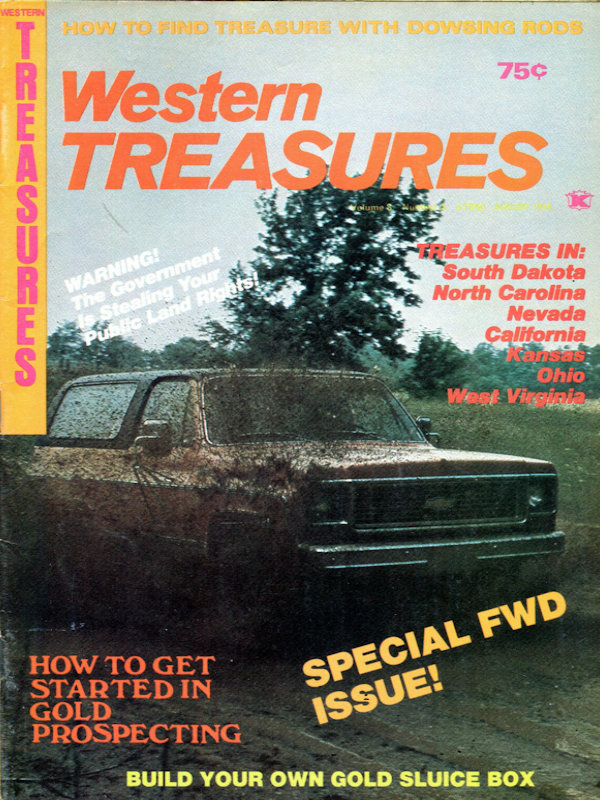 Western Treasures Aug August 1974 